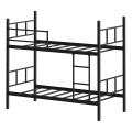 Robuust metalen stapelbed MAVEN 90x200 cm, zwart, draagvermogen 2×100 kg (per bed)