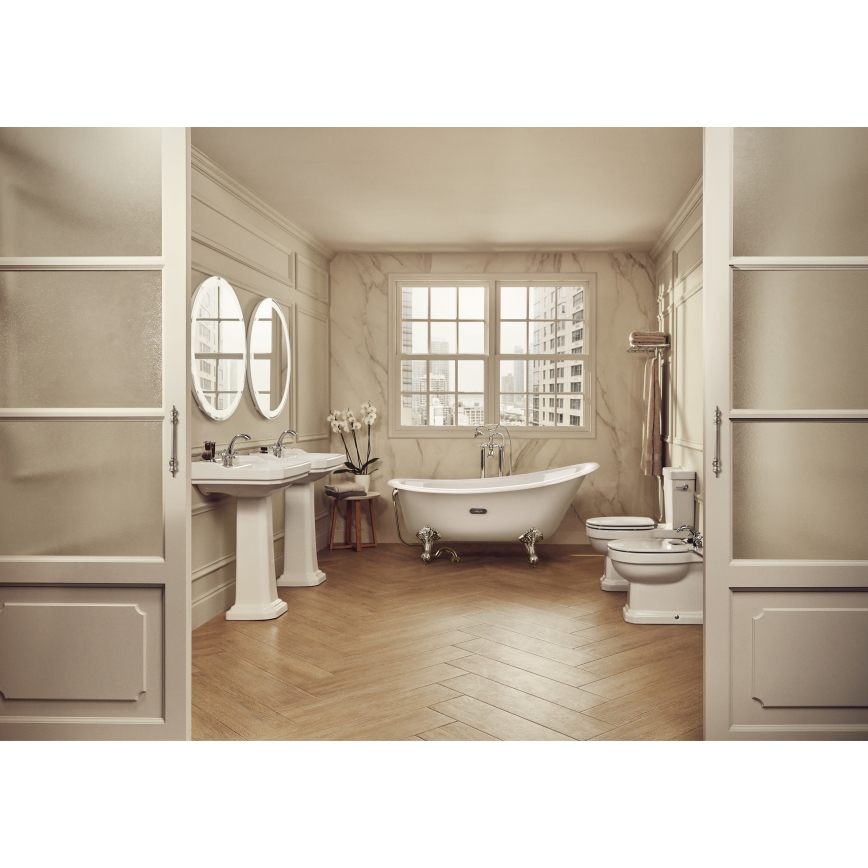 Roca A3270A1000 - Wandgemonteerde wastafel CARMEN 65x48 cm keramiek/wit