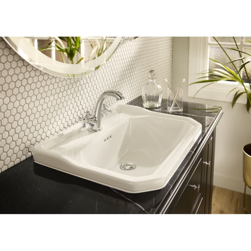 Roca A3270A5000 - Inbouw wastafel CARMEN 60x45 cm keramiek/wit