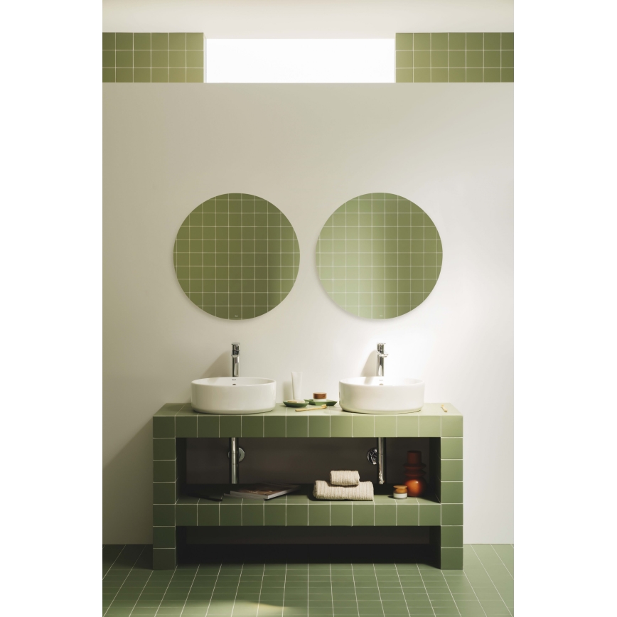 Roca A3270MJ000 - Aanrecht wastafel GAP diameter 39 cm keramiek/wit