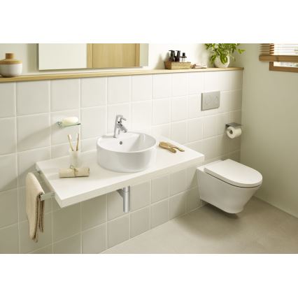 Roca A3270MJ000 - Aanrecht wastafel GAP diameter 39 cm keramiek/wit