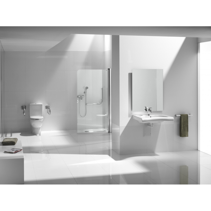 Roca A341242000 - MERIDIAN spoelreservoir, onderaansluiting, keramiek/wit