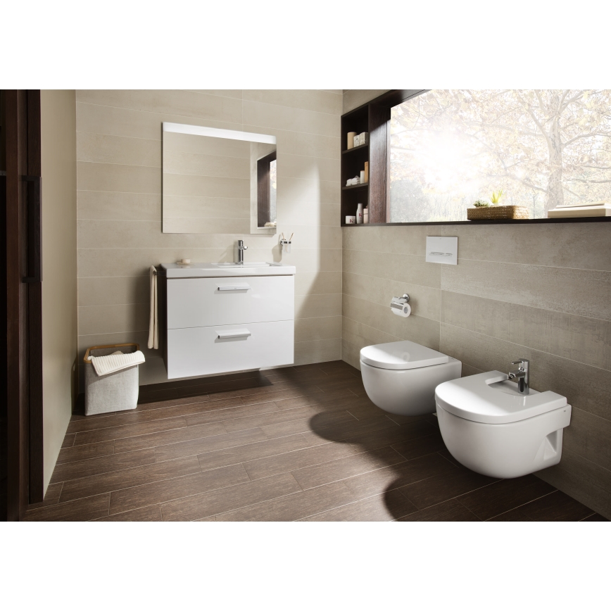 Roca A34624L000 - Hangend toilet MERIDIAN keramiek/wit