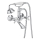 Roca A5A014BC00 - Badset met mengkraan CARMEN RETRO, glanzend chroom