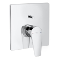 Roca A5A0B90C00 - Douchekraan voor inbouwmontage ATLAS glanzend chroom