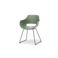 ROCKY stoelen, set van 4, groen
