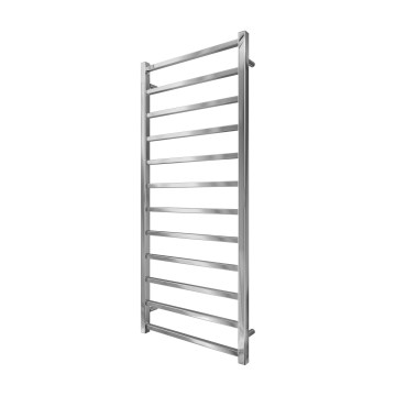 Roestvrijstalen badkamerladderradiator INOX TOKIO 233W/230V 117x53 cm, glanzend chroom