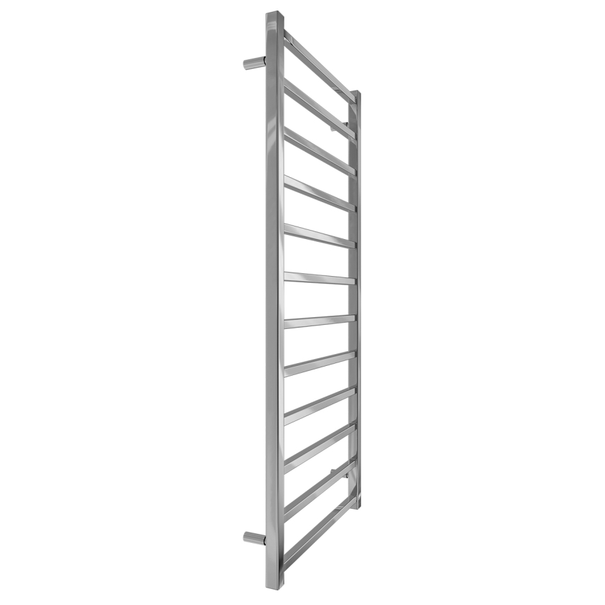 Roestvrijstalen badkamerladderradiator INOX TOKIO 233W/230V 117x53 cm, glanzend chroom