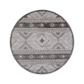 Rond buitentapijt CHIARA 120 cm grijs