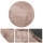 Rond vloerkleed RABBIT BUBBLE 160 cm beige
