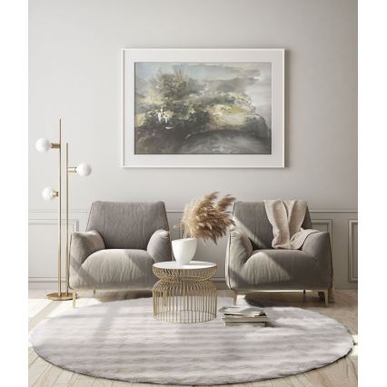 Rond vloerkleed RABBIT BUBBLE 160 cm crème