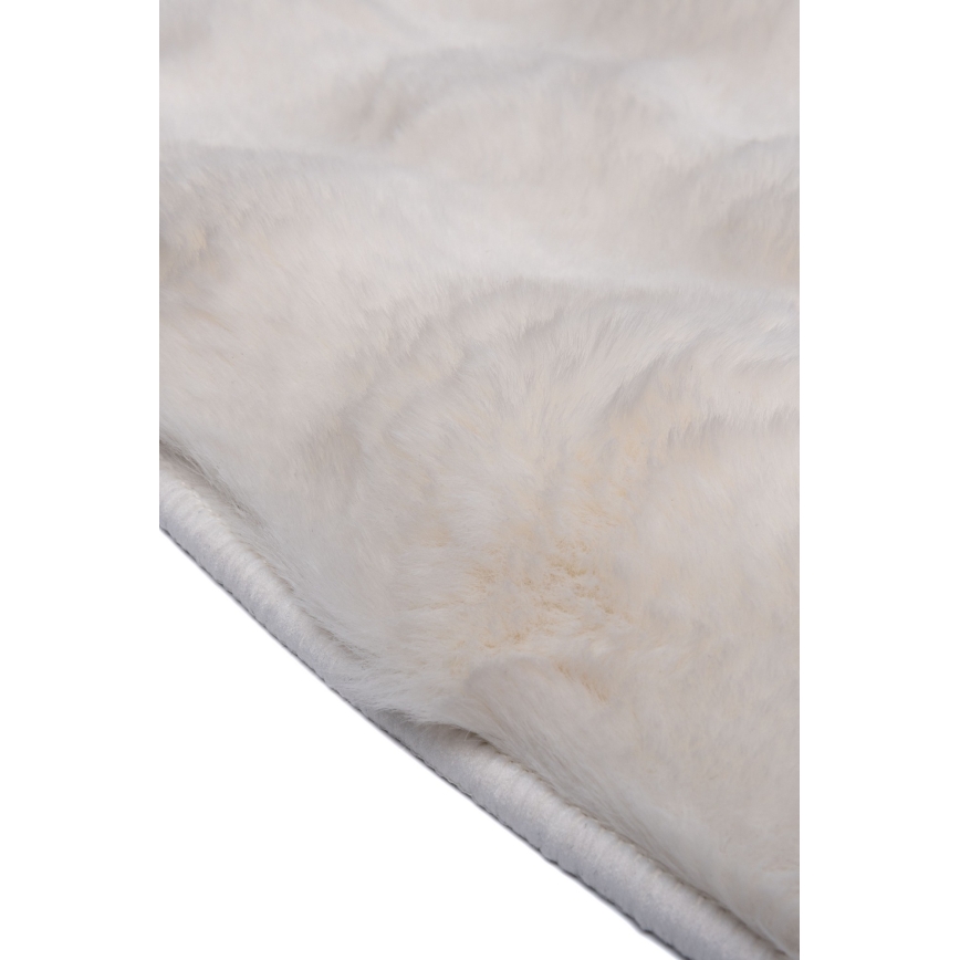 Rond vloerkleed RABBIT BUBBLE 160 cm crème