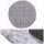 Rond vloerkleed RABBIT BUBBLE 160 cm grijs