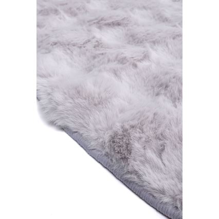 Rond vloerkleed RABBIT BUBBLE 160 cm grijs