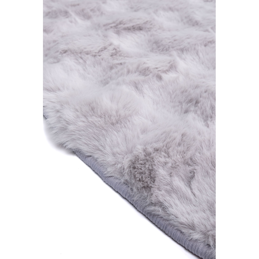 Rond vloerkleed RABBIT BUBBLE 160 cm grijs
