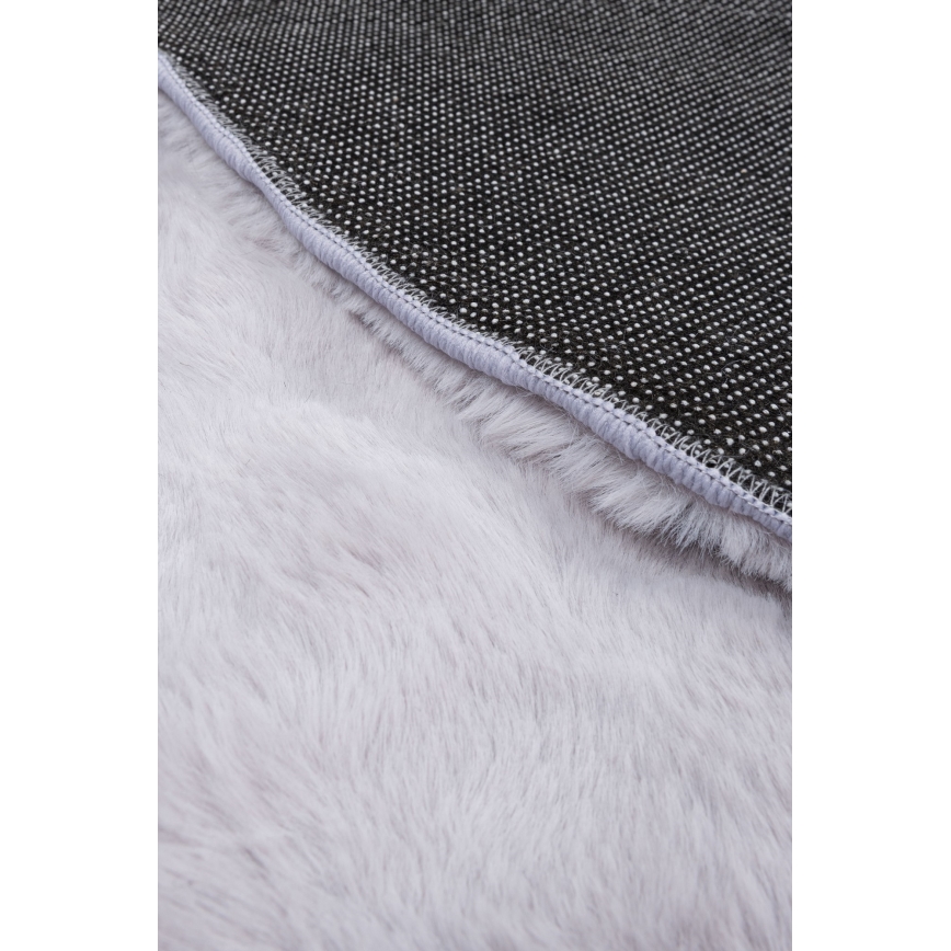 Rond vloerkleed RABBIT BUBBLE 160 cm grijs