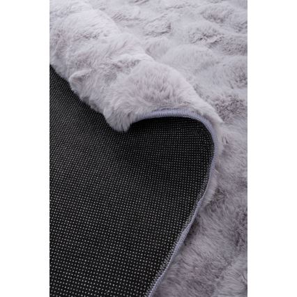 Rond vloerkleed RABBIT BUBBLE 160 cm grijs