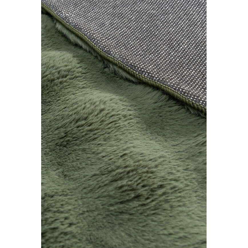 Rond vloerkleed RABBIT BUBBLE 160 cm groen