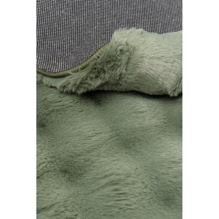 Rond vloerkleed RABBIT BUBBLE 160 cm groen
