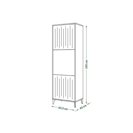 RONJA kast taupe/zwart