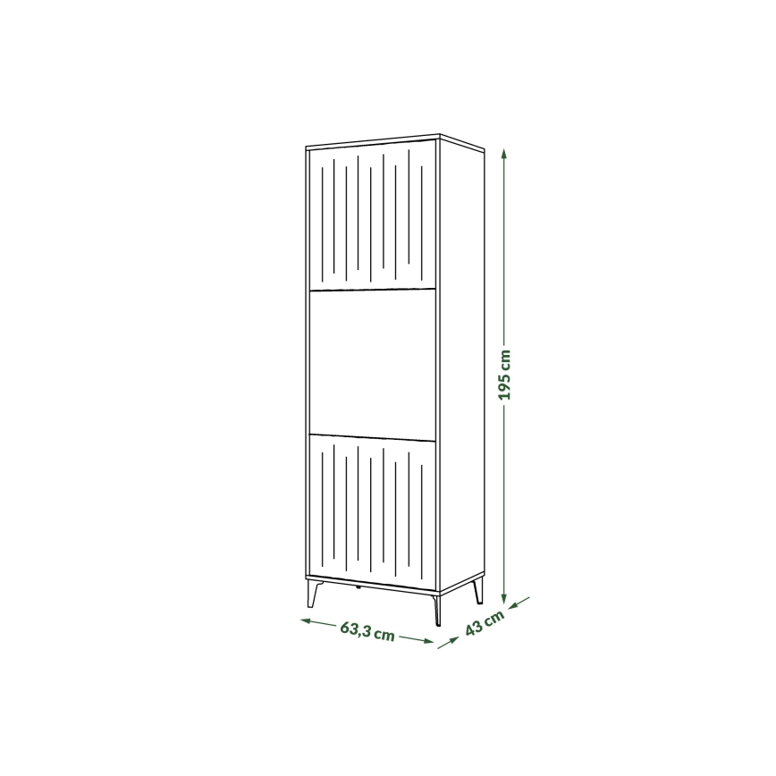 RONJA kast taupe/zwart