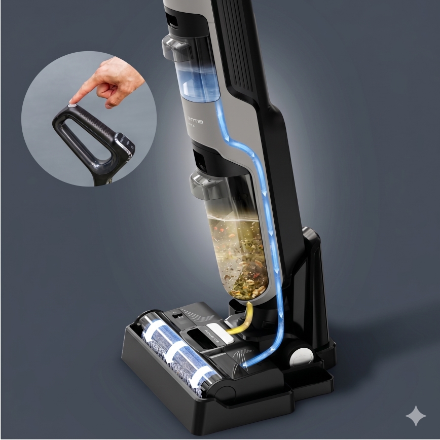 Rowenta - 2-in-1 vloerreiniger X-CLEAN 200W/4400 mAh