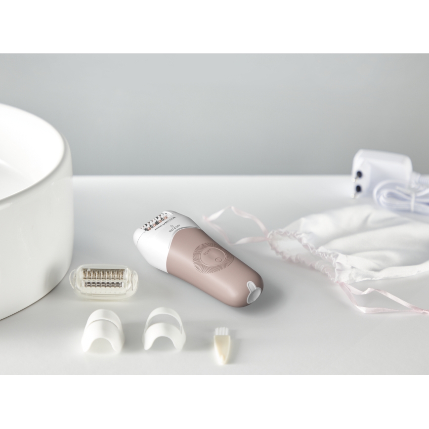 Rowenta - Epilator WET&DRY 4,5W/5V 600 mAh beige/goud