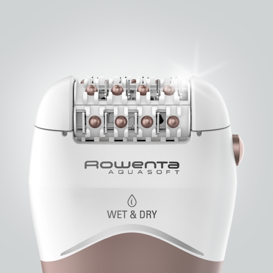 Rowenta - Epilator WET&DRY 4,5W/5V 600 mAh beige/goud