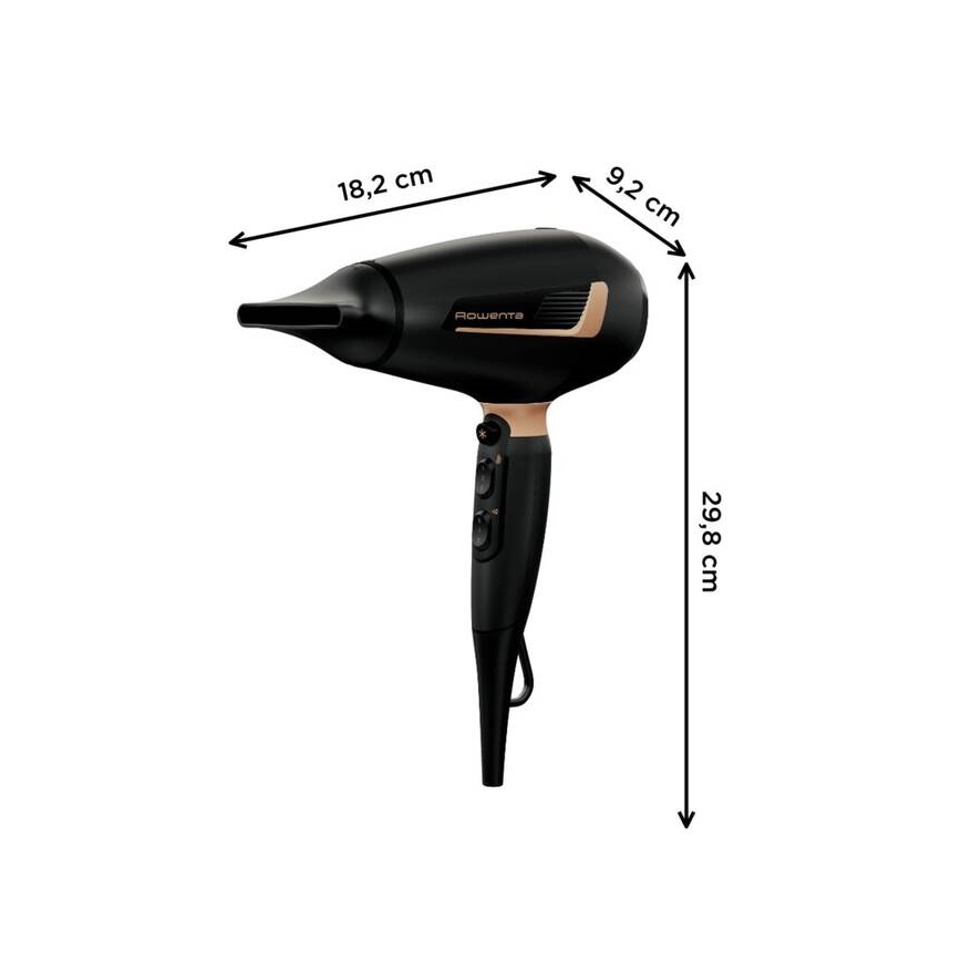 Rowenta - Haardroger PRO EXPERT 2200W/230V zwart