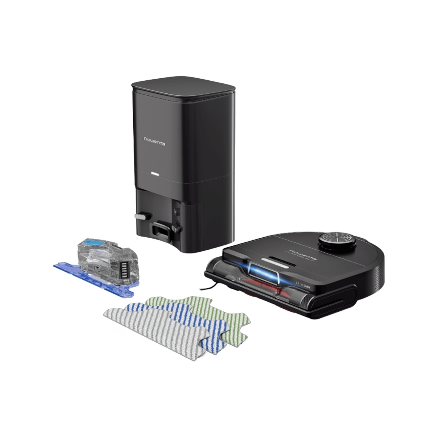 Rowenta - Slimme robotstofzuiger met een dweil X-PLORER S240+ AI Animal & Allergy Wi-Fi 5200 mAh