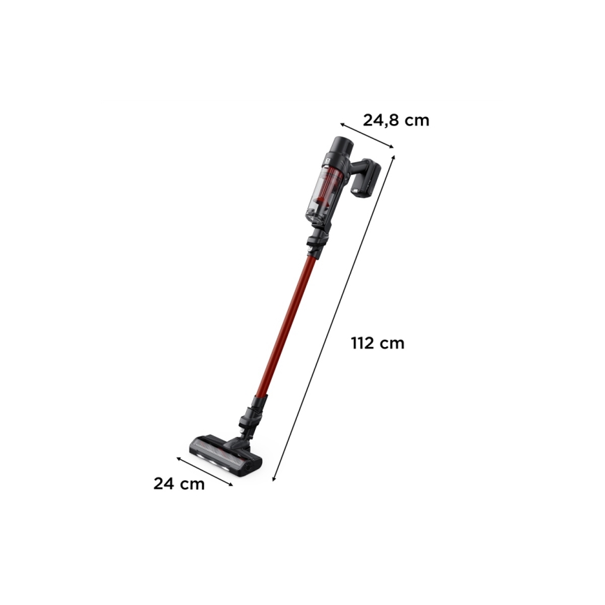 Rowenta - Steelstofzuiger 2-in-1 X-PERT ANIMAL 140W/18V rood