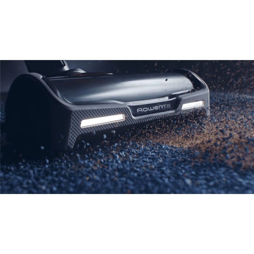 Rowenta - Steelstofzuiger met dweil X-FORCE FLEX ANIMAL AQUA AUTO 3-in-1 480W/32,4V 2500 mAh blauw
