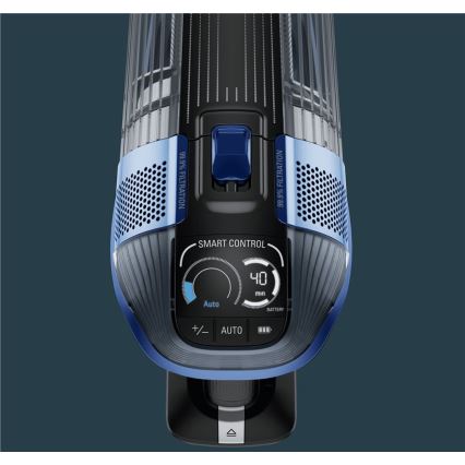 Rowenta - Steelstofzuiger met dweil X-FORCE FLEX ANIMAL AQUA AUTO 3-in-1 480W/32,4V 2500 mAh blauw