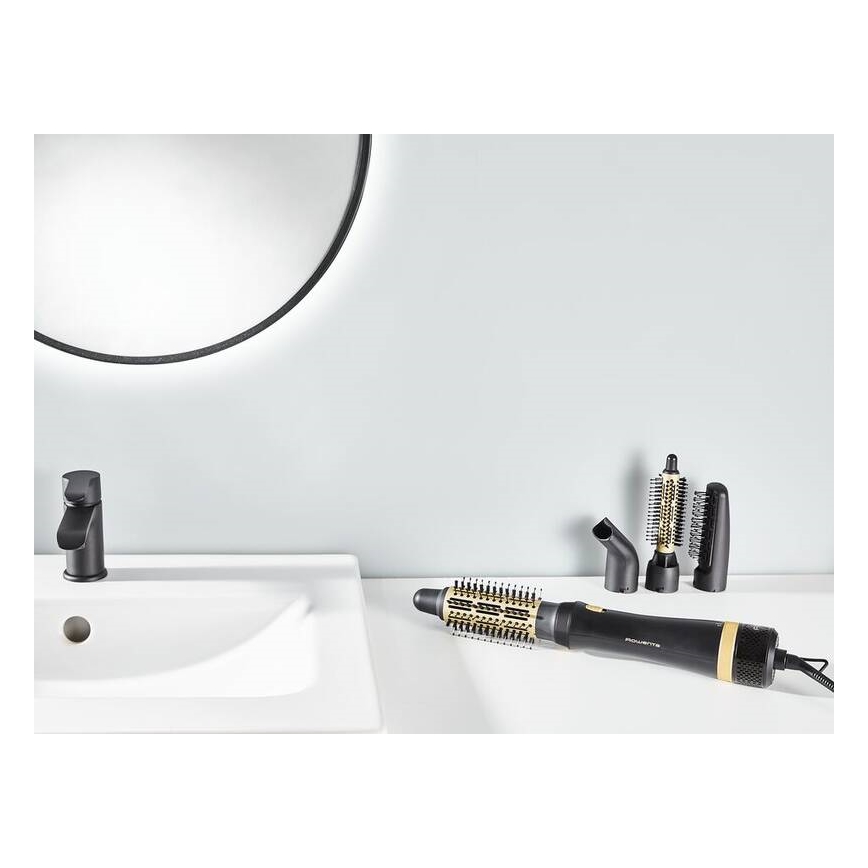 Rowenta - Warmluchtborstel EXPRESS STYLE 800W/230V zwart/goud
