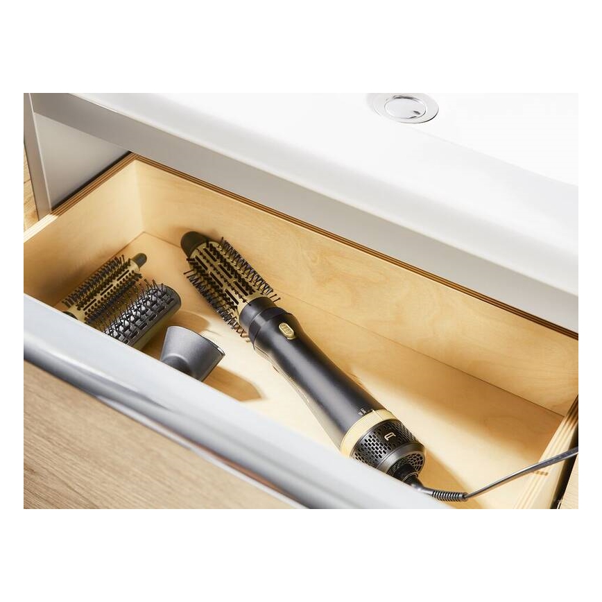 Rowenta - Warmluchtborstel EXPRESS STYLE 800W/230V zwart/goud