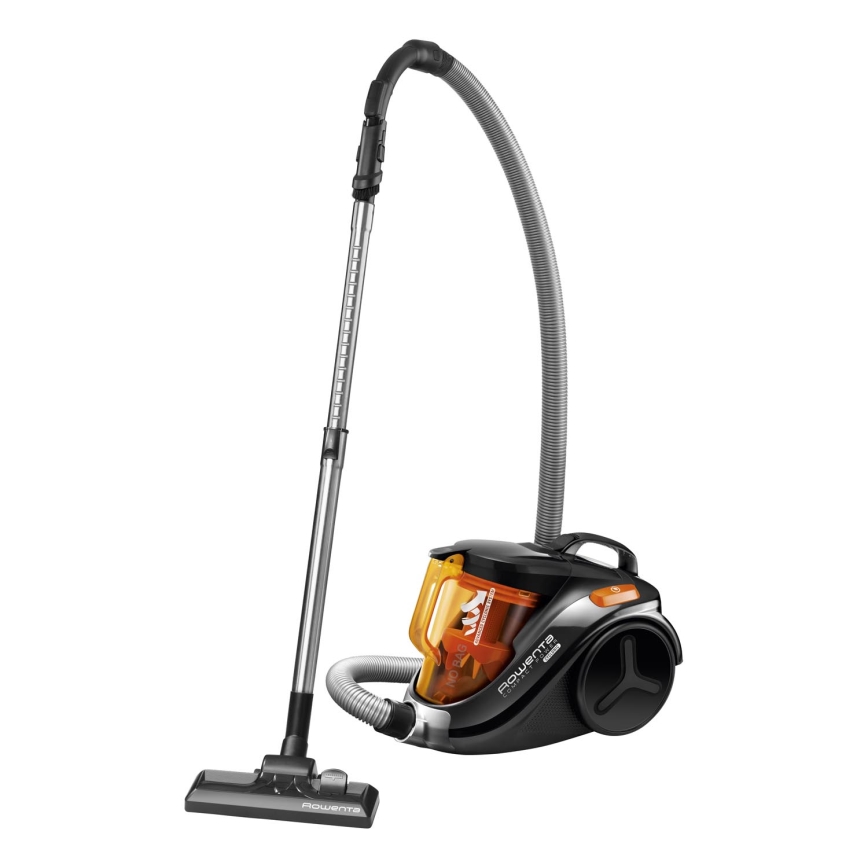 Rowenta - Zakloze stofzuiger COMPACT POWER 1,5l 750W/230V zwart/oranje