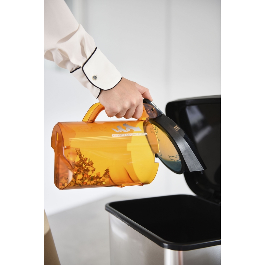 Rowenta - Zakloze stofzuiger COMPACT POWER 1,5l 750W/230V zwart/oranje