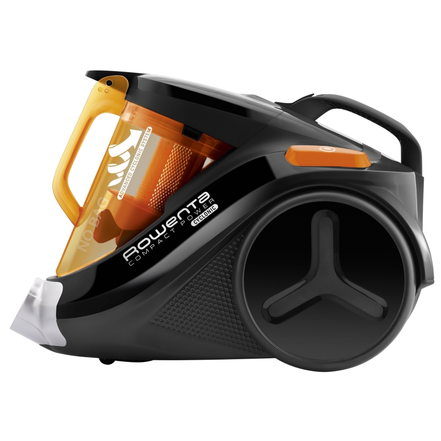 Rowenta - Zakloze stofzuiger COMPACT POWER 1,5l 750W/230V zwart/oranje