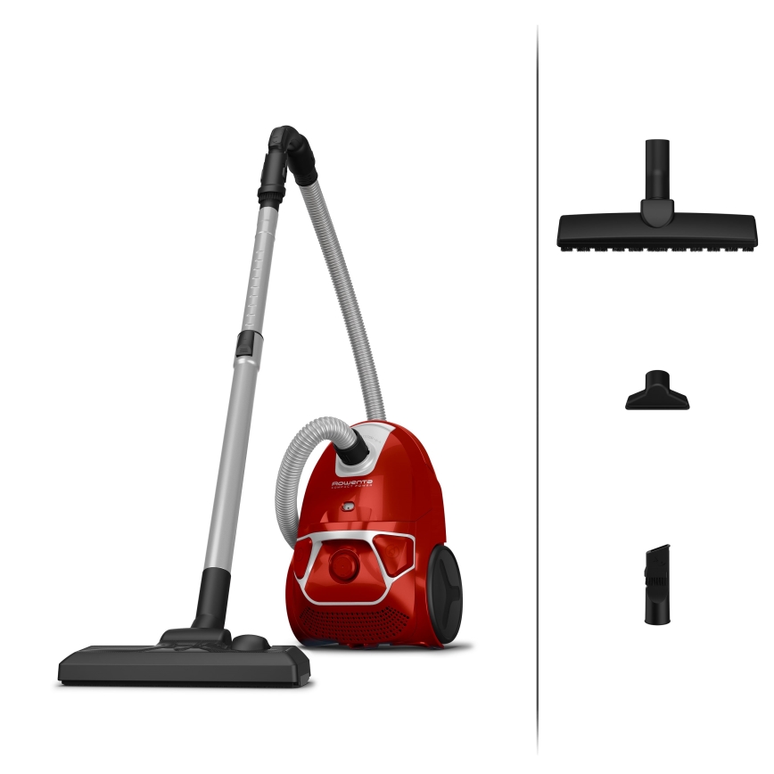 Rowenta - Zakstofzuiger COMPACT POWER 750W/230V rood