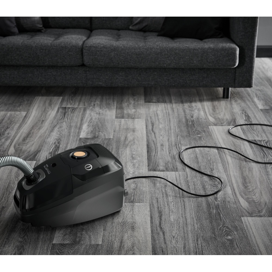 Rowenta - Zakstofzuiger GROEN FORCE EFFITECH ECO TOTAL CLEAN 400W/230V zwart