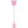 Roze Hanglamp aan een koord 1x E27 / 60W / 230V