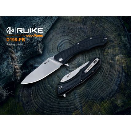 Ruike RUD198PB - Opvouwbaar zakmes 23,1 cm zwart
