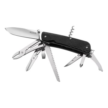 Ruike RULD51 - Multifunctioneel zakmes TREKKER 11,4 cm/17 Functies zwart