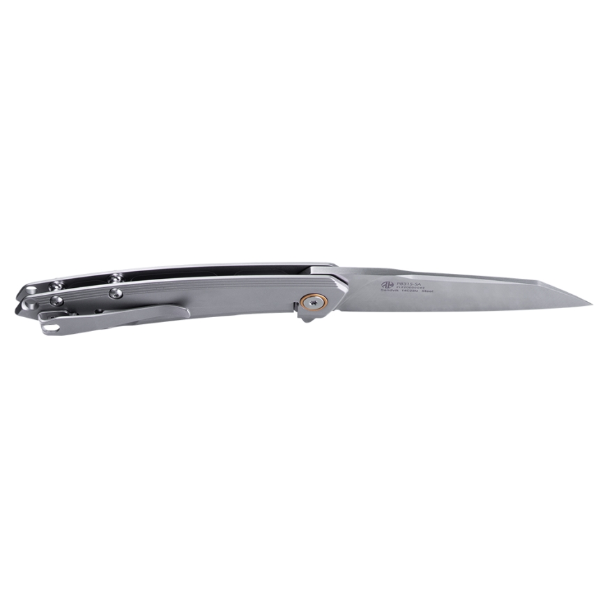 Ruike RUP831SSA - Opvouwbaar compact mes 19,5 cm zilver