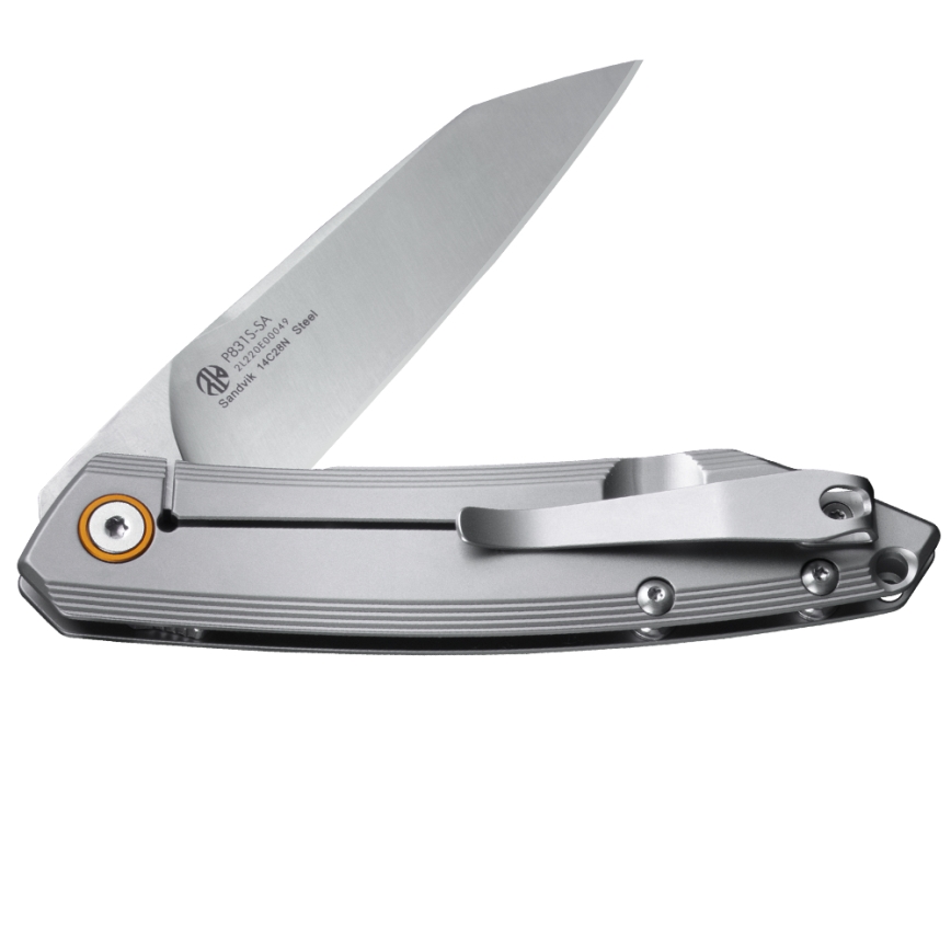 Ruike RUP831SSA - Opvouwbaar compact mes 19,5 cm zilver