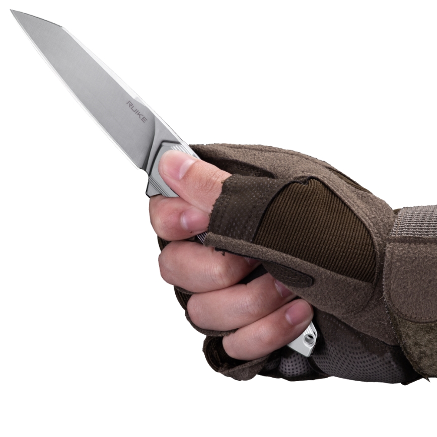 Ruike RUP831SSA - Opvouwbaar compact mes 19,5 cm zilver