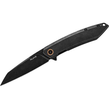 Ruike RUP831SSB - Opvouwbaar compact mes 19,5 cm zwart