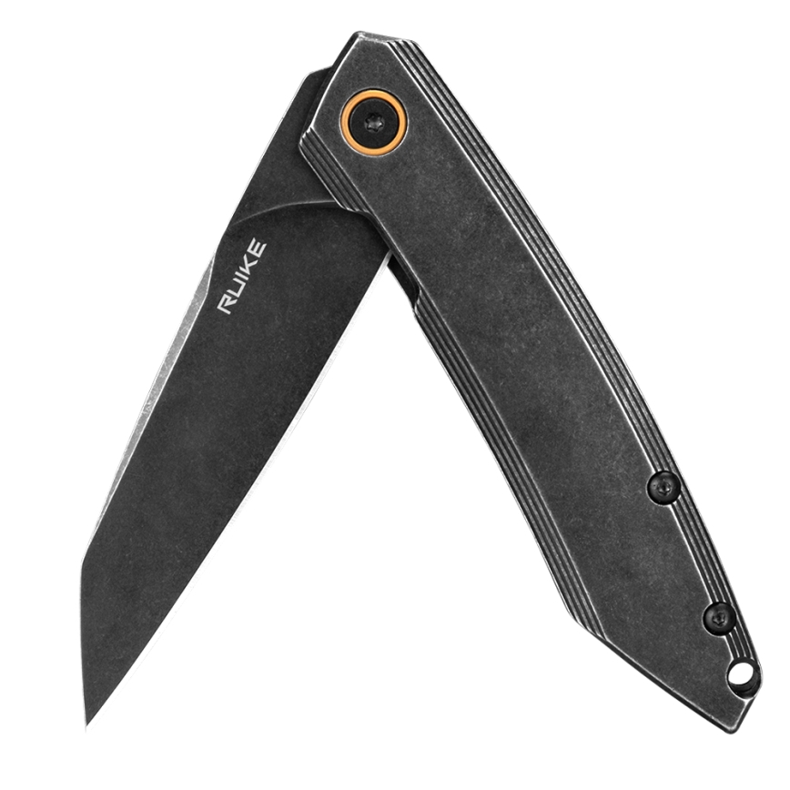 Ruike RUP831SSB - Opvouwbaar compact mes 19,5 cm zwart