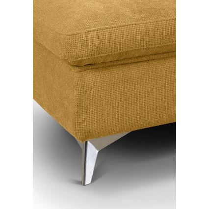 Poef SALERNO 66x100 cm geel