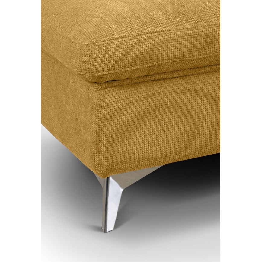 Poef SALERNO 66x100 cm geel